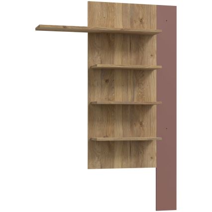 INAR Wall Shelf, Oak/Brown