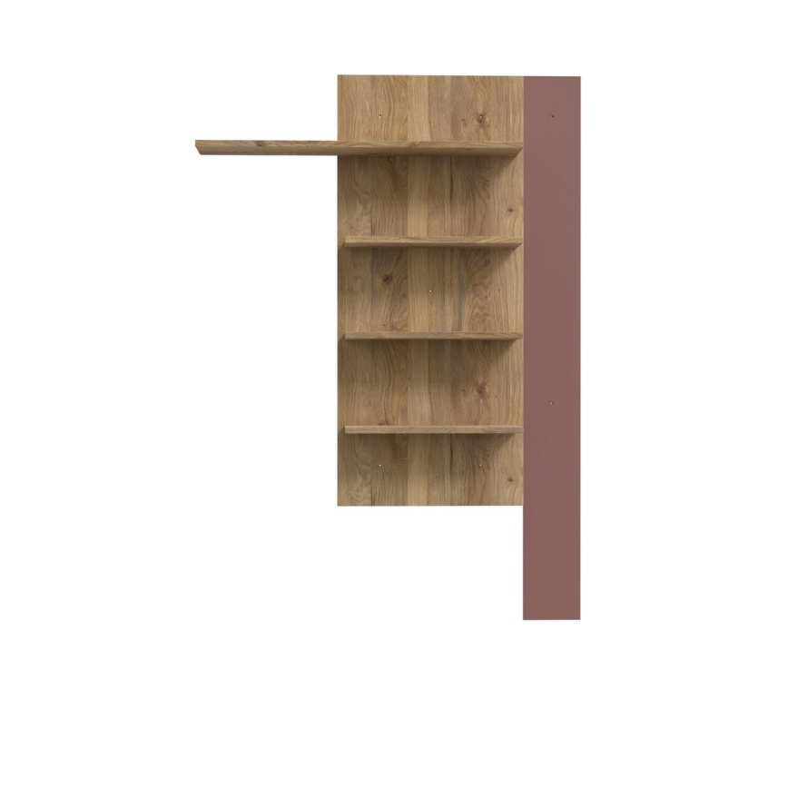 INAR Wall Shelf, Oak/Brown
