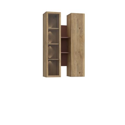 INAR Wall Shelf, Oak/Brown