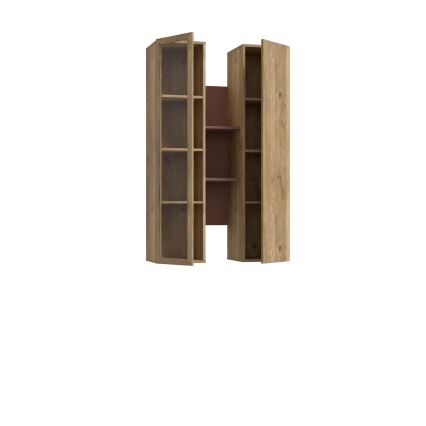 INAR Wall Shelf, Oak/Brown
