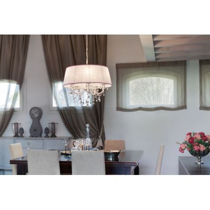 Incanti ICA P5 01 01 - Chandelier on a chain CANDORE 5xE14/42W/230V