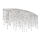 Incanti ITV CLOV4 10 60 - Surface-mounted crystal chandelier TREVI 4xGU10/50W/230V