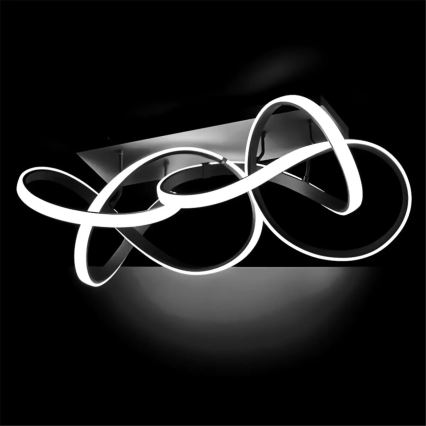 INDIGO LED Dimmable Ceiling Light LED/64W/230V, Black