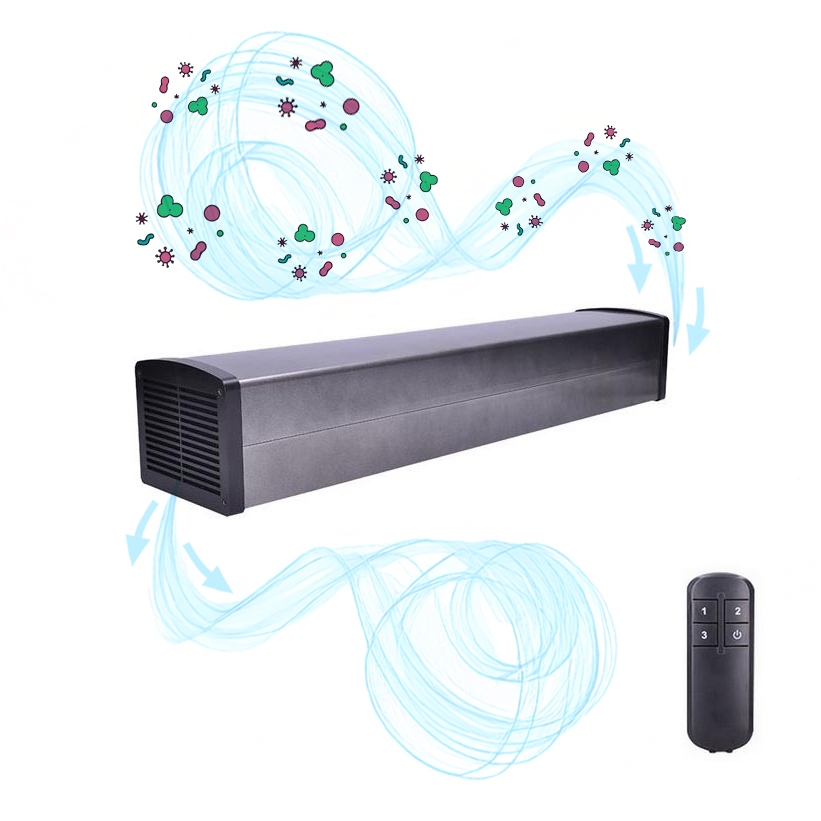 Indirect germicidal UV lamp 2G11/36W/230V/2x AAA + remote control