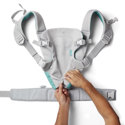 Infantino - Baby carrier FLIP 4in1 light grey