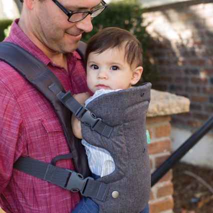 Infantino - Baby carrier FLIP ADVANCED 4in1 dark grey