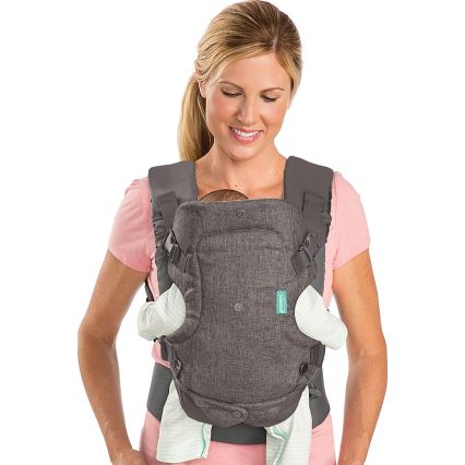 Infantino - Baby carrier FLIP ADVANCED 4in1 dark grey