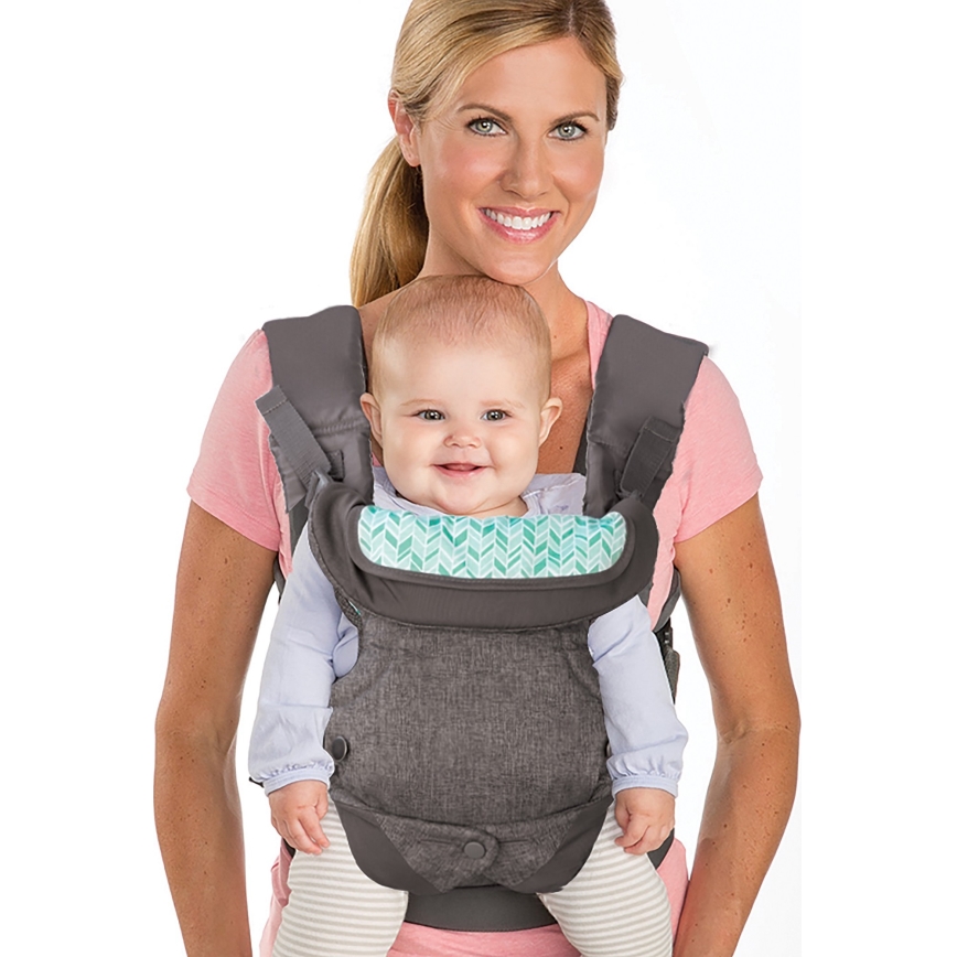 Infantino - Baby carrier FLIP ADVANCED 4in1 dark grey