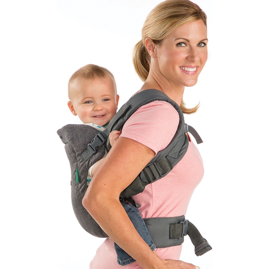 Infantino - Baby carrier FLIP ADVANCED 4in1 dark grey