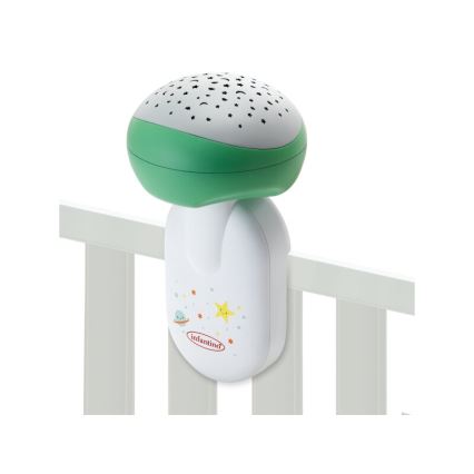 Infantino - Baby crib mobile with melody 3in1 3xAA green