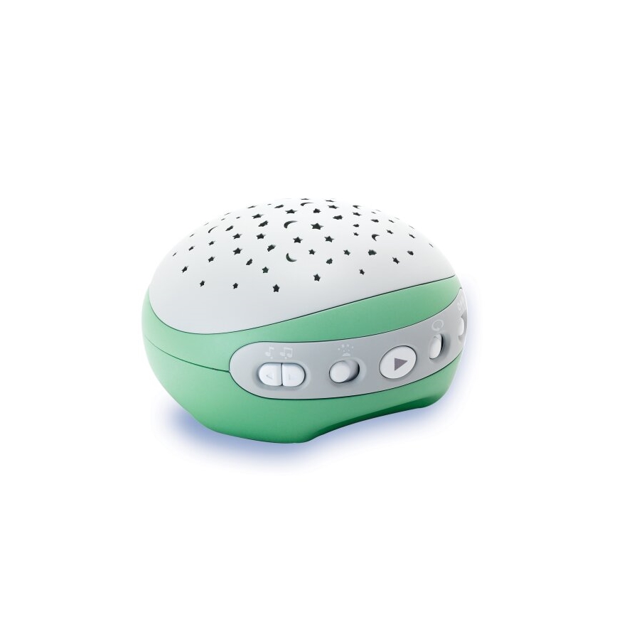 Infantino - Baby crib mobile with melody 3in1 3xAA green