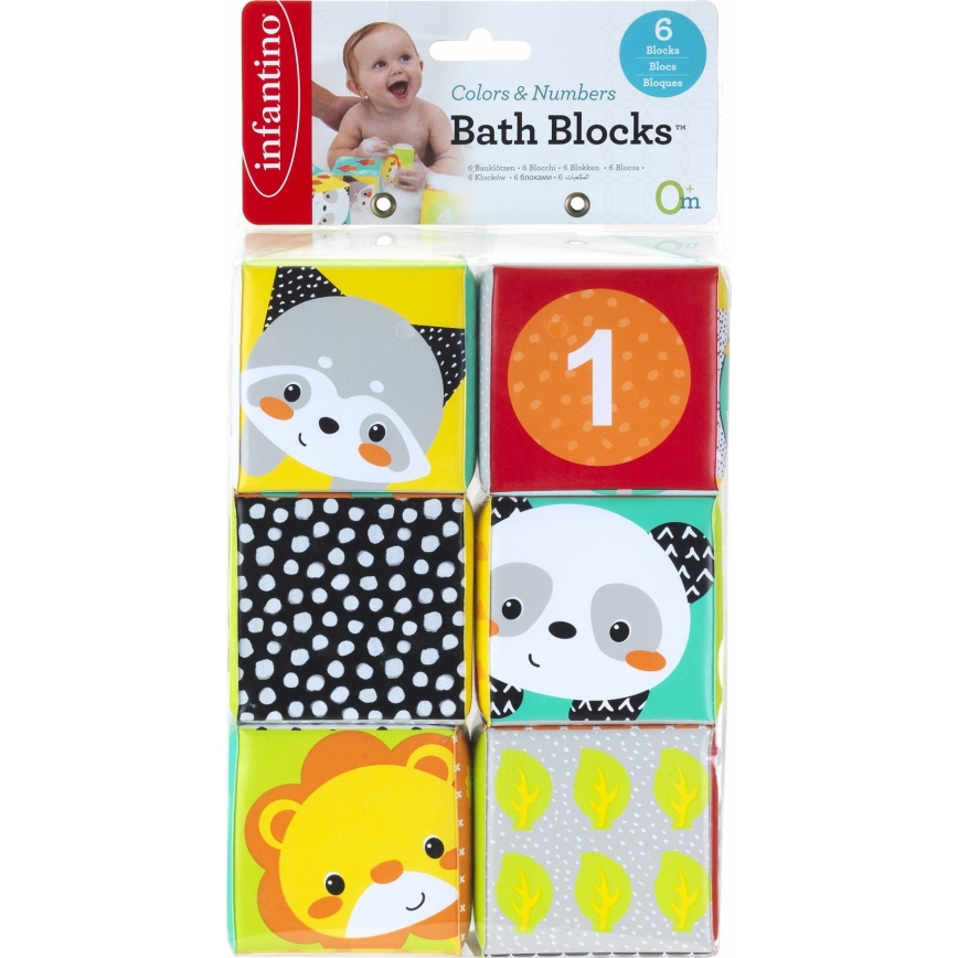 Infantino - Bath blocks 6 pcs