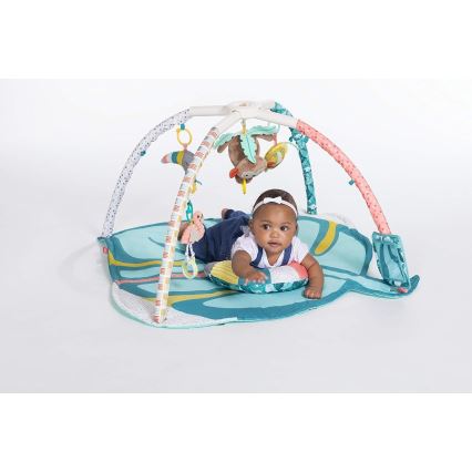 Infantino - Children's blanket for playing with a trapeze 4in1 Zoo