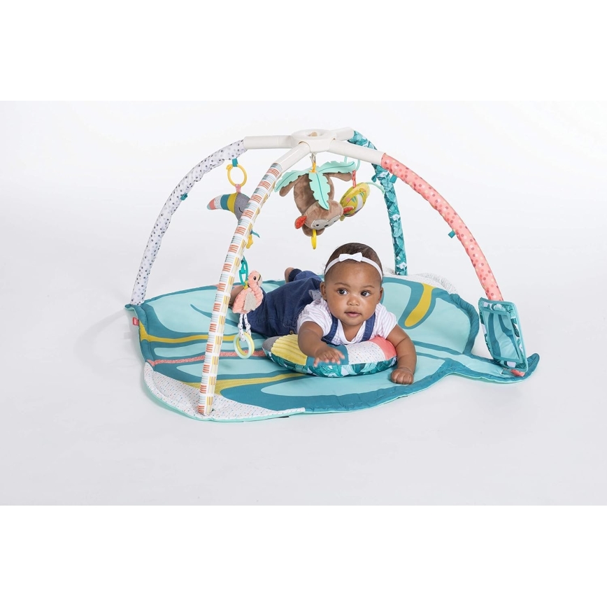 Infantino - Children's blanket for playing with a trapeze 4in1 Zoo