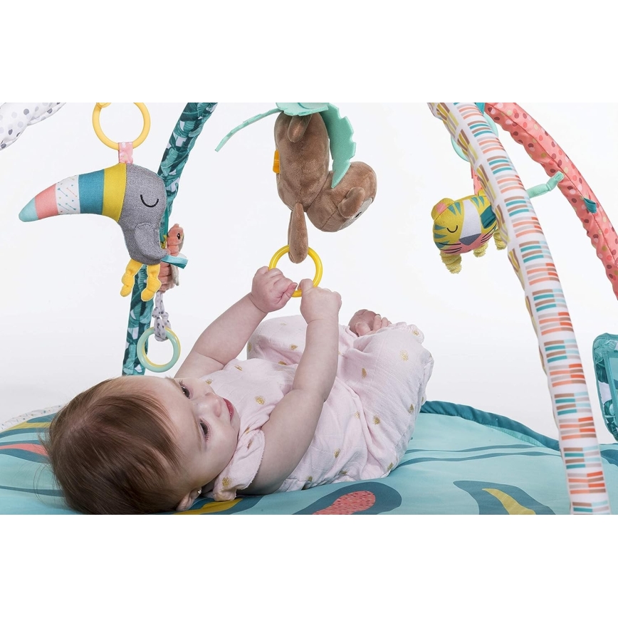 Infantino - Children's blanket for playing with a trapeze 4in1 Zoo