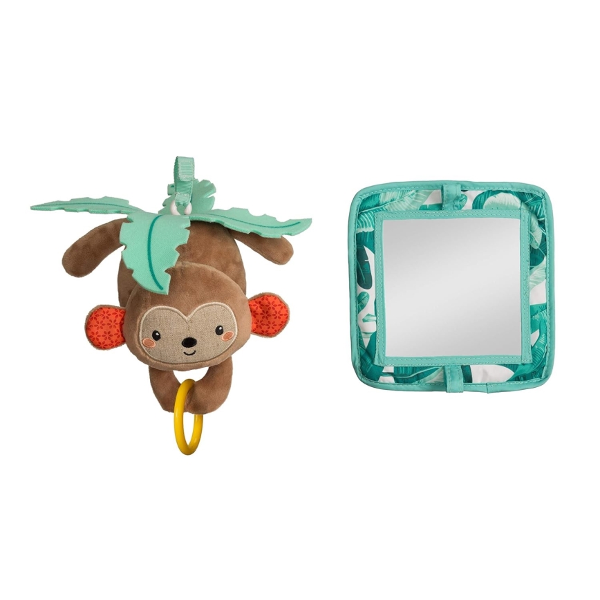 Infantino - Children's blanket for playing with a trapeze 4in1 Zoo