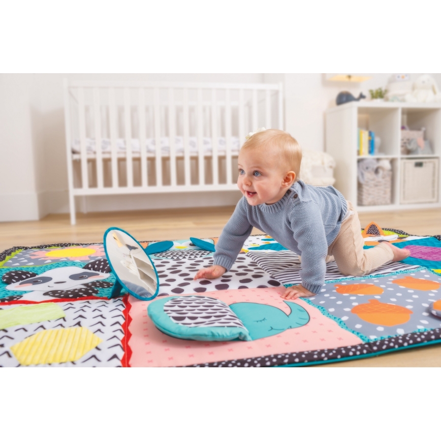 Infantino - Children's play mat MAXI ZOO