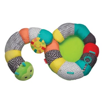 Infantino - Children's tummy time pillow 2in1 caterpillar