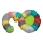 Infantino - Children's tummy time pillow 2in1 caterpillar