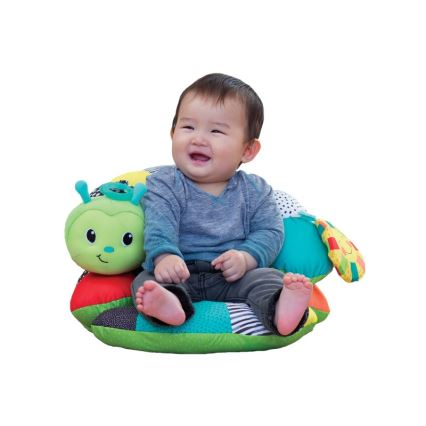 Infantino - Children's tummy time pillow 2in1 caterpillar