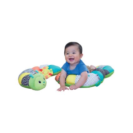 Infantino - Children's tummy time pillow 2in1 caterpillar