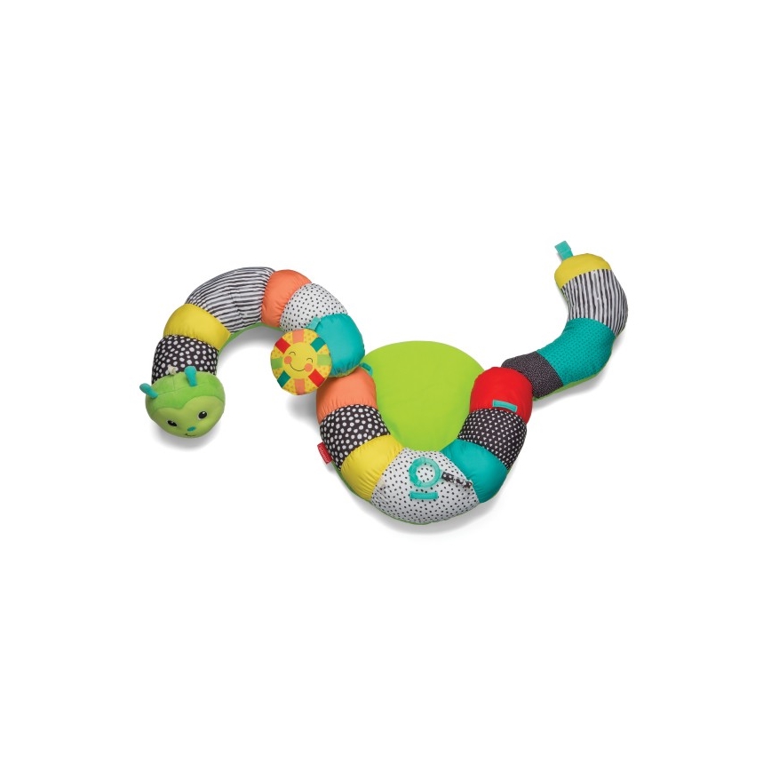 Infantino - Children's tummy time pillow 2in1 caterpillar