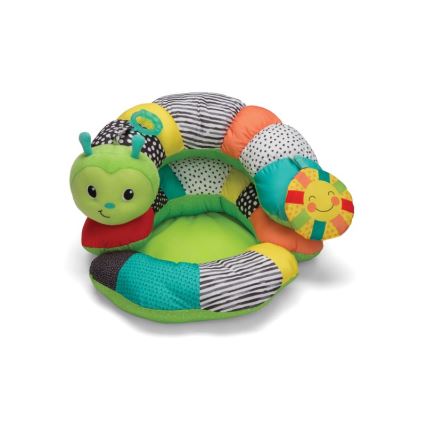 Infantino - Children's tummy time pillow 2in1 caterpillar