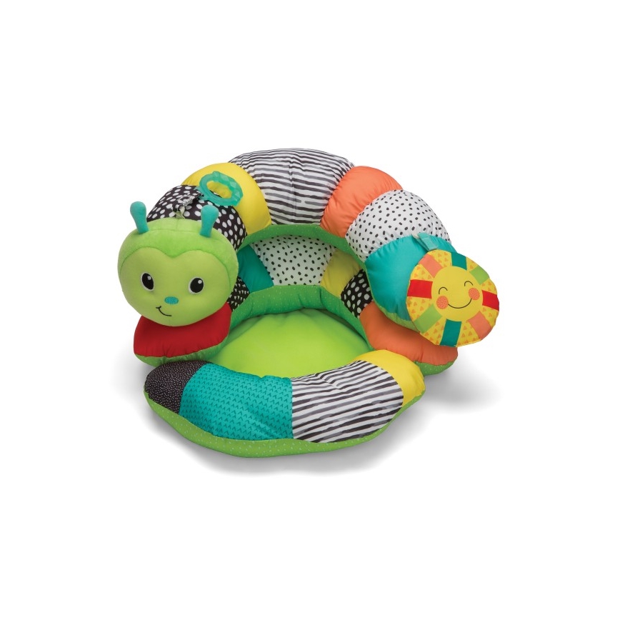 Infantino - Children's tummy time pillow 2in1 caterpillar