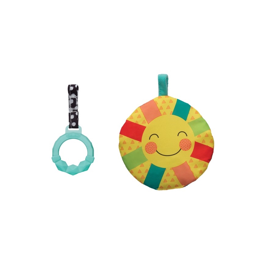 Infantino - Children's tummy time pillow 2in1 caterpillar