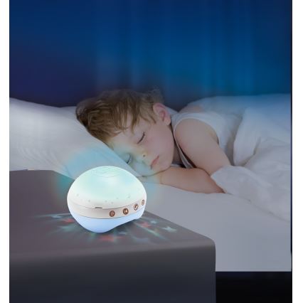 Infantino - Crib mobile with melody 3in1 3xAAA blue