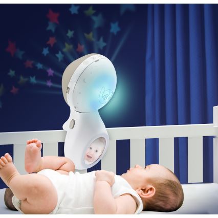 Infantino - Crib mobile with melody 3in1 3xAAA brown