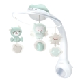 Infantino - Crib mobile with melody and projector 3in1 3xAAA green