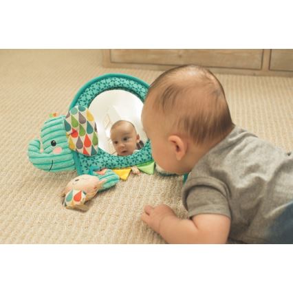 Infantino - Hanging toy with activities and mirror elephant