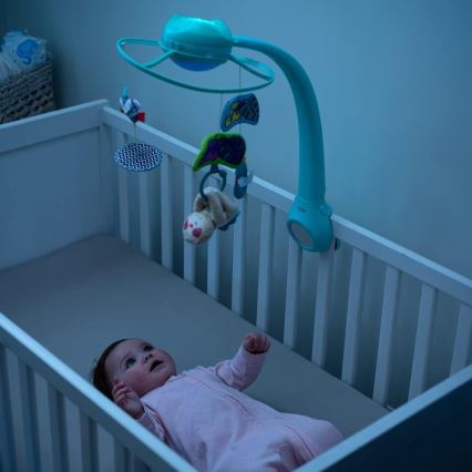 Infantino - Musical crib mobile with projection 3in1 Dream Buddies 3xAAA