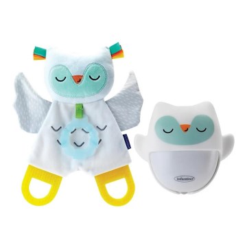 Infantino - Night lamp with a glowing snuggle toy Owl