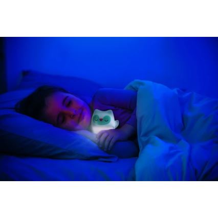 Infantino - Night lamp with a glowing snuggle toy Owl