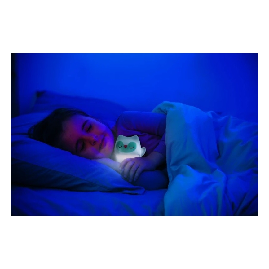 Infantino - Night lamp with a glowing snuggle toy Owl