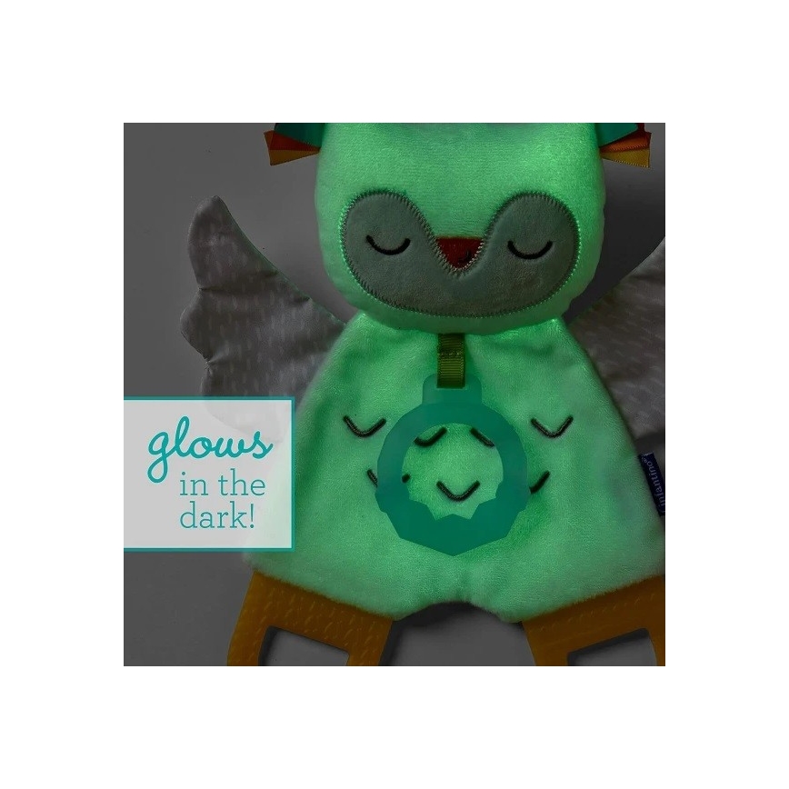 Infantino - Night lamp with a glowing snuggle toy Owl
