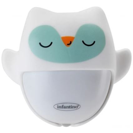 Infantino - Night lamp with a glowing snuggle toy Owl