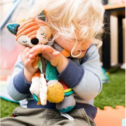 Infantino - Plush toy with teethers 30 cm male fox