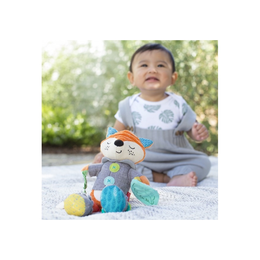 Infantino - Plush toy with teethers 30 cm male fox