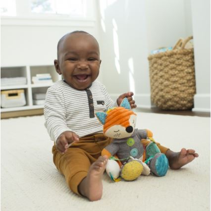 Infantino - Plush toy with teethers 30 cm male fox