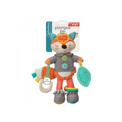 Infantino - Plush toy with teethers 30 cm male fox