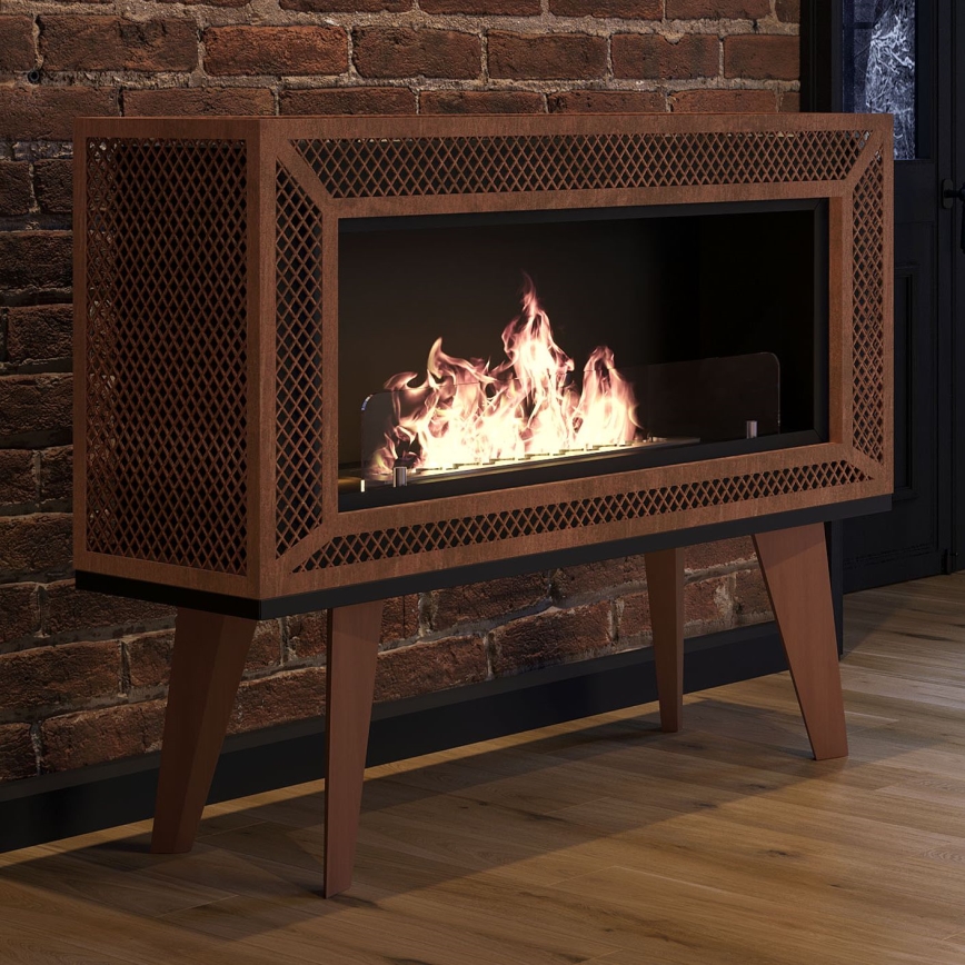 InFire - BIO fireplace 100x47 cm 3kW industrial