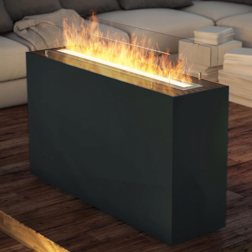 InFire - BIO fireplace 110x65 cm 3,5kW black