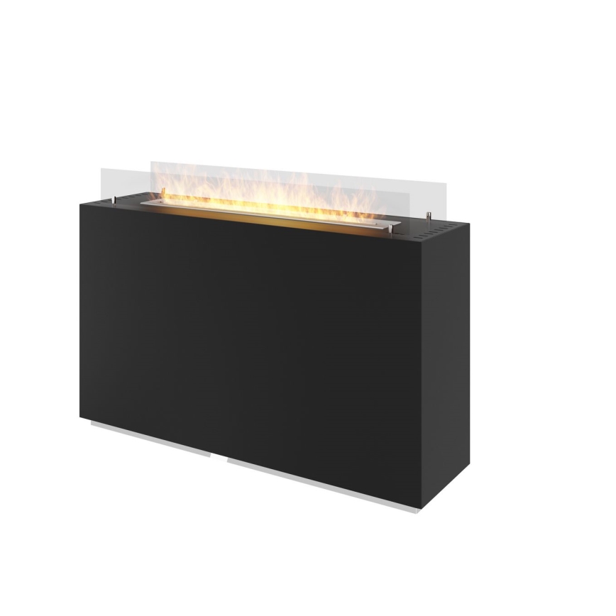 InFire - BIO fireplace 110x65 cm 3,5kW black