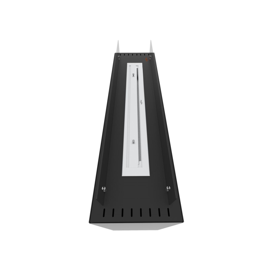 InFire - BIO fireplace 110x65 cm 3,5kW black
