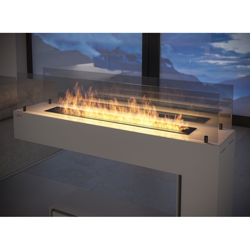 InFire - BIO fireplace 110x85,5 cm 3kW white