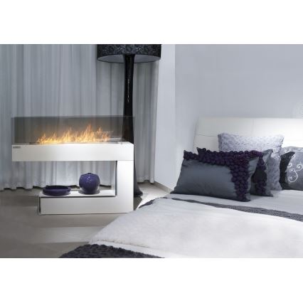 InFire - BIO fireplace 110x85,5 cm 3kW white