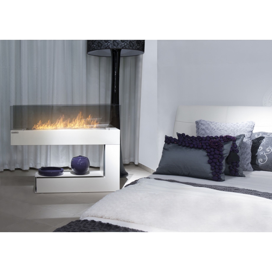 InFire - BIO fireplace 110x85,5 cm 3kW white